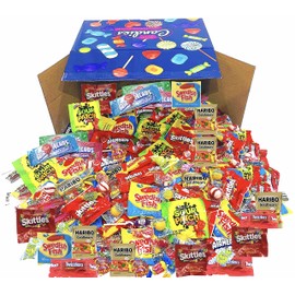 LA Signature HUGE Assorted Candy PARTY MIX BOX 6.50 LBS/104 OZ Over 255 Individually Wrapped Candies of All Time America's Most (Purple)