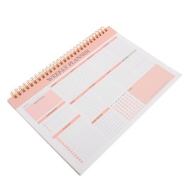 VILLFUL B5 Undated Weekly Planner Spiral to Do Planner with Daily Notebook Weekly Calendar Pad for Work Life Organization