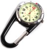 WONOLO Clip on Carabiner Luminous Face FOB Watch Digital for