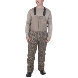 HABIT Men's Cedar Branch Insulated Waterproof Bibs, Mossy Oak New Bottomland, X-Large