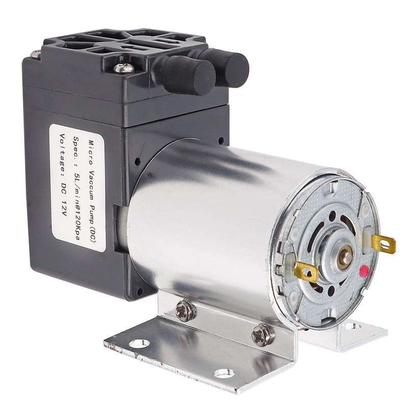 Mini Vacuum Pump, DC 12V 5L/min 120kpa Small Vacuum Pump