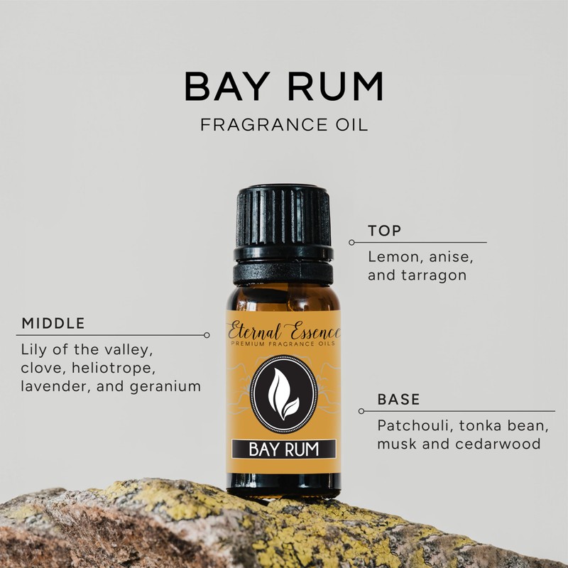 Bay Rum Premium Grade Fragrance Oil - 10ml - Scented