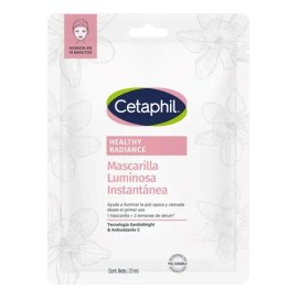 Cetaphil Healthy Radiance Mascarilla Facial Luminosa Instantánea 6 Piezas, Con Niacinamida Y Ácido Hialurónico Que Mejoran La Luminosidad Y Textura De La Piel