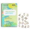 DLUSZERT 400Pcs Mini Wooden Letters for Crafts, 15MM Small Wooden
