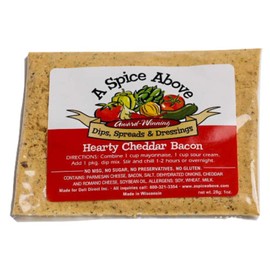 A Spice Above 8 Pack Variety of Dips, Gluten Free, Mixed Seasonings Packets for Easy, Quck-to-Make Appetizer Dips