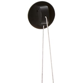 Spancraft Glass Crane Glass Shelf, Black, 6 x 24