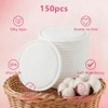 Cotton Rounds 150 almohadillas desmaquillantes en caja, hipoalergénicas, sin pelusas,