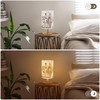 Imvertu Western Cowboy Bedside Table Lamp for Bedroom with USB