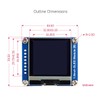 Waveshare 1.5inch OLED Display Module, 128 x 128 Resolution, SPI