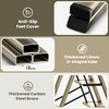 GameGem 3 Step Ladder, Aluminum Folding Step Stool with Anti-Slip