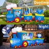 Nervure 10FT Hanukkah Train and Menorah Inflatables - Hanukkah Inflatable