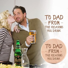 Gifts for Dad Beer Opener To Dad From the Reasons You Drink Father Gifts Bottle Opener
