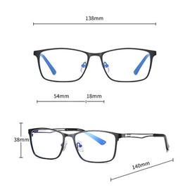 Outdoor Night Driving Bifocal Reading Glasses for Mens and Womens,Square Clear UV Protection Sunglasses Readers (blue, 2.5, multiplier_x)
