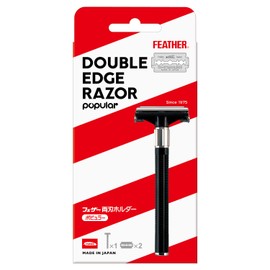 FEATHER High Stainless Double Edge Holder 1 Set