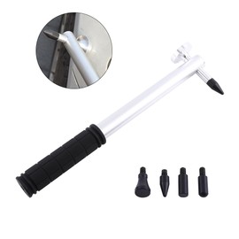 Terisass Tap Down Hammer Aluminum Paintless Dent Repair Removal Hammer Universal Knockdown Tools Kit with 5Pcs Heads Kit+dent Removal kit+dent Removal kit
