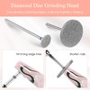 JIEYAO Pack of 2 Disc Nail Grinder Bits, Professional Nail