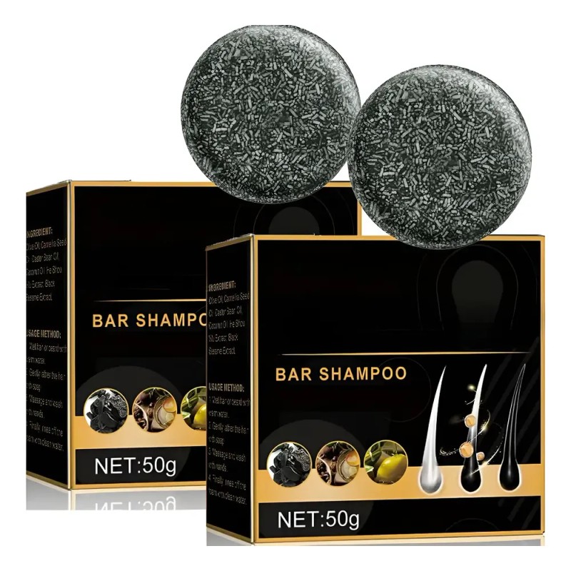Champú Para Revertir Las Canas - Jabón Negro Especial