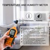 Digital Psychrometer Thermo-Hygrometer with Backlight, ERAY Temperature and Humidity Gauge