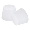 sourcing map 2 pieces rubber stoppers cone-shaped plugs 32 mm