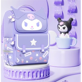 Many Rainbows Kuromi Japanese Cartoon Character Backpack School Bag