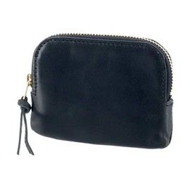 Porter Soak Round Zipper Coin Purse, black (1)