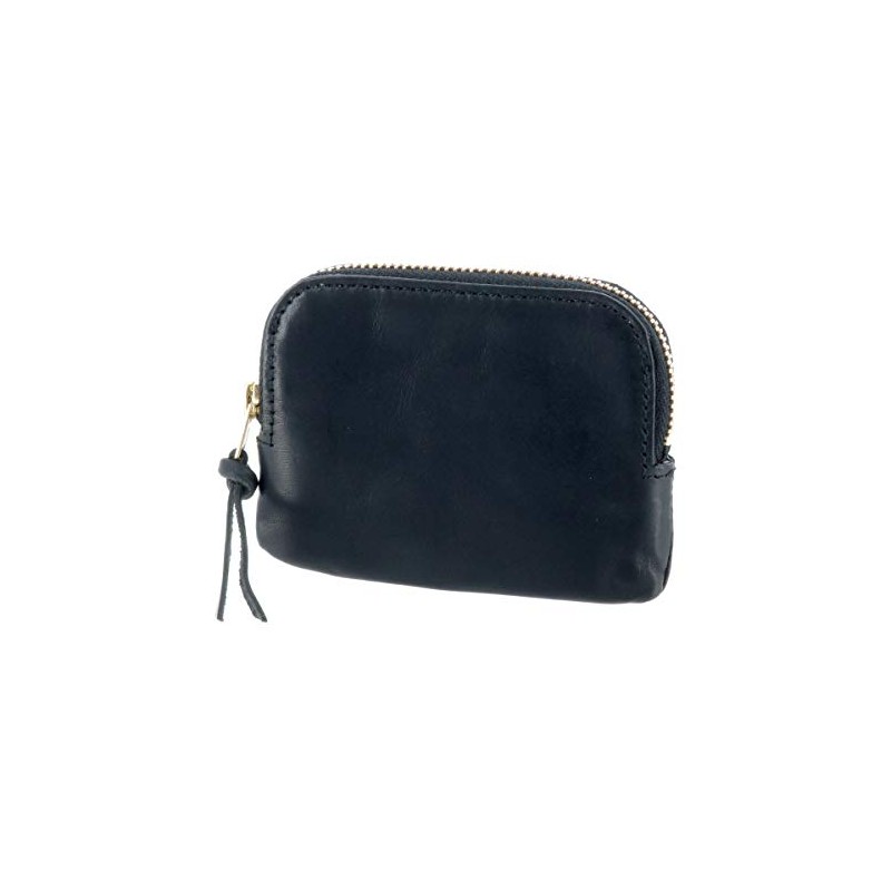 Porter Soak Round Zipper Coin Purse, black (1)