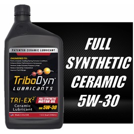 TriboDyn TRI-EX2 Full Synthetic Dexos 5w30 Oil with Ceramic Coating (1 Quart)