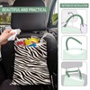 AXZOPDE Cute Car Trash Can, Hanging Canvas Car Back Seat