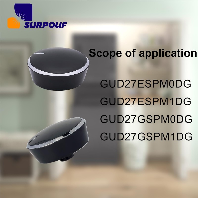 SURPOUF 2Pcs WE01X30638 Laundry Center Knob Fits For GE GUD27ESPM0DG、GUD27ESPM1DG、GUD27GSPM0DG、GUD27GSPM1DG