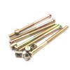 binifiMux M8 x 110mm 65mm Half Thread Furniture Barrel Screws