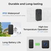 FOVKSUC Wireless Doorbell, Waterproof Door Bell with 60 Chimes, 5