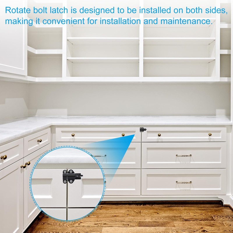 PATIKIL Barn Door Latches, 4 Pack 2 x 2 Inch