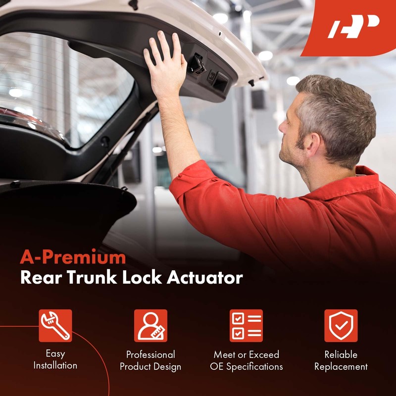 A-Premium Rear Trunk Latch Tailgate Door Lock Actuator Compatible with