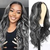 FBKDFCZS Body Wave Highlight V Part Wig For Black Women
