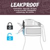 Ion8 Leak-Proof Reusable Insulated Drinking Bottle, Stainless Steel, 280 ml