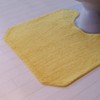 Feng Shui Toilet Mat, Yellow, Natural Material, Washable, 100% Cotton,