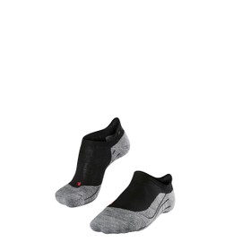 FALKE Ladies Ru4 Invisible Socks - Black-Grey, 41/42, black-mix, 41-42