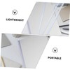 jojofuny 30pcs Plastic Slide Binders for Document Organization Transparent Book