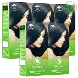 TS [티에스]TS 착한염색 120g 5개 (자연흑색/자연흑갈색/연한갈색 중 택1) [7호 연한갈색] [TS] TS Gentle Dye 120g 5 pieces (Choose from Natural Black/Natural Dark Brown/Light Brown) [Shade 7 Light Brown]