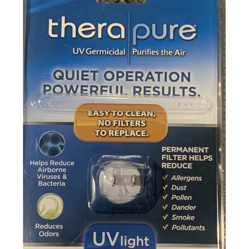 TheraPure UV Germicidal Odor Reducing Air Purifier Plug-In, Odor-reducing B2