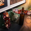 Handcrafted Wine Glass Holder with Flowers Preserve, Wine & Champagne