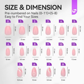 Gelike EC Press On Nail Tips 05