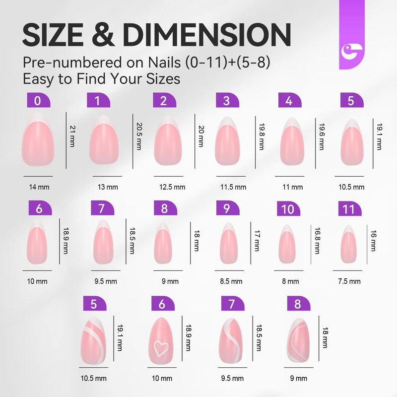 Gelike EC Press On Nail Tips 05