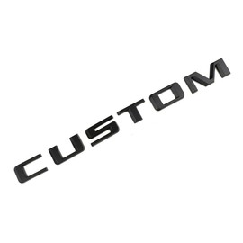 Dengi 1x Custom Letters Emblems 3D Tailgate Decals Sticker Replacement for 2019-2020 Silverado Badge (Black), Costm#1