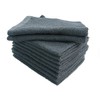 《HT-CG10 Quick Drying Thin Type》Hand Towel Set of 10, Charcoal