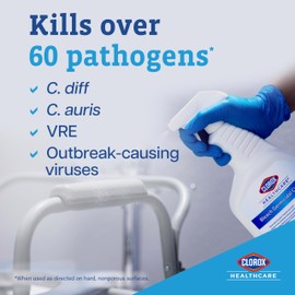 Clorox Healthcare Bleach Germicidal Cleaner Spray, 32 Fluid Ounces (Package May Vary)