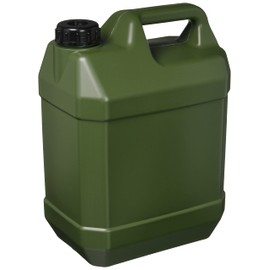 Mizuho Kasei Kogyo 0188MG Flat Can, Vertical Mouth 1.2 gal (5 L), Nozzleless, Moss Green