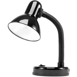 Retoo Retro Desk Lamp Retro Design 33 cm, E27 Socket, Classic Look, Made of Metal and Plastic, Eye-Friendly Workplace Lamp for Children, Table Lamp for Office, Black