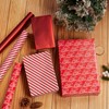 LaRibbons Christmas Wrapping Paper Rolls with Cutlines, 30Inch × 10Feet,