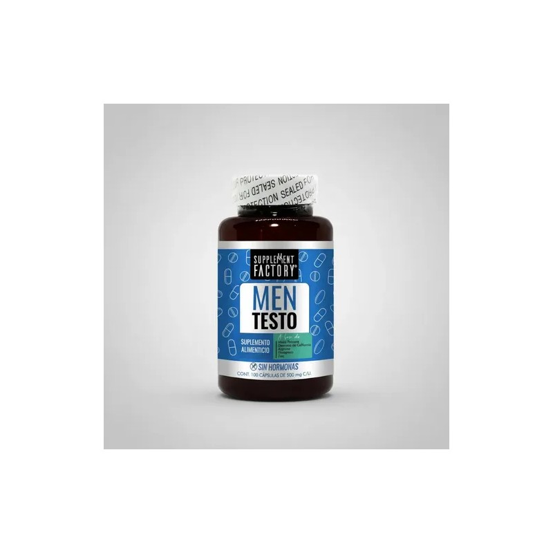 Men Testo, 100 Cápsulas, Calidad Premium